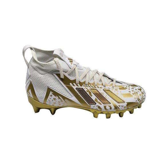 Adidas Freak 23‎ 7V7 SMU Football Cleats Gold & White Size 9.5 Mens HP2442 - Picture 1 of 12